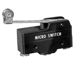 Honeywell BZ-2RW82-A2 Large Basic Switch - SPDT, 15A, 125V w/Roller Lever Actuator & Screw Termination