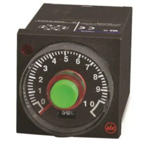 ATC Automatic Timing & Controls 409B-100-F2X 1/16 DIN Push Button Timer, 1/10 SEC/MIN/HRS w/AC/DCV Power