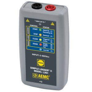AEMC Instruments 2126.05 - L261 Single-Channel True-RMS AC/DC Voltage Data Logger