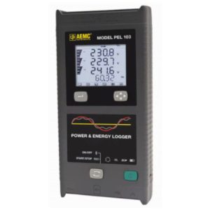 AEMC Instruments 2137.52 - PEL-103 Power & Energy Logger (WITH Display / WITH Current Sensors)