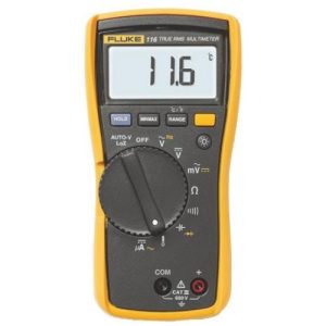 Fluke Electronics FLUKE-116 Digital Multimeter - 600 AC/DCV True-RMS, 600 AC/DCuA, Diode, Cap, Res, Cont, Freq & Temp w/AutoVolt & VOLCHEK LoZ