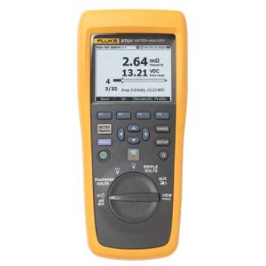 Fluke BT521 Advanced Battery Analyzer with intelligent test probe set with temperature measurement